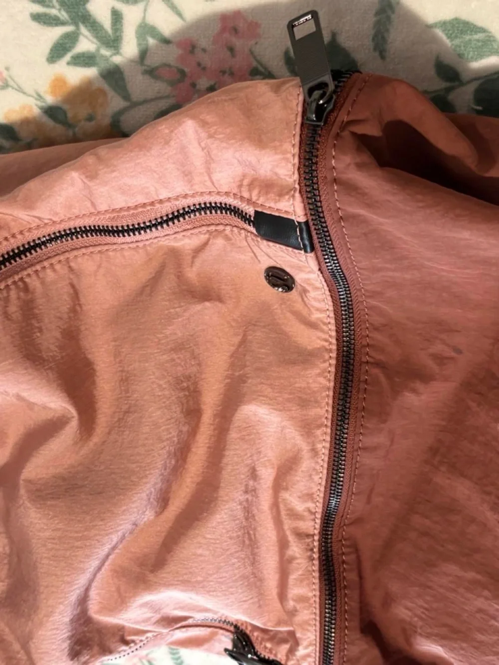 lululemon athletica Pink and Brown Two-Tone Backpack